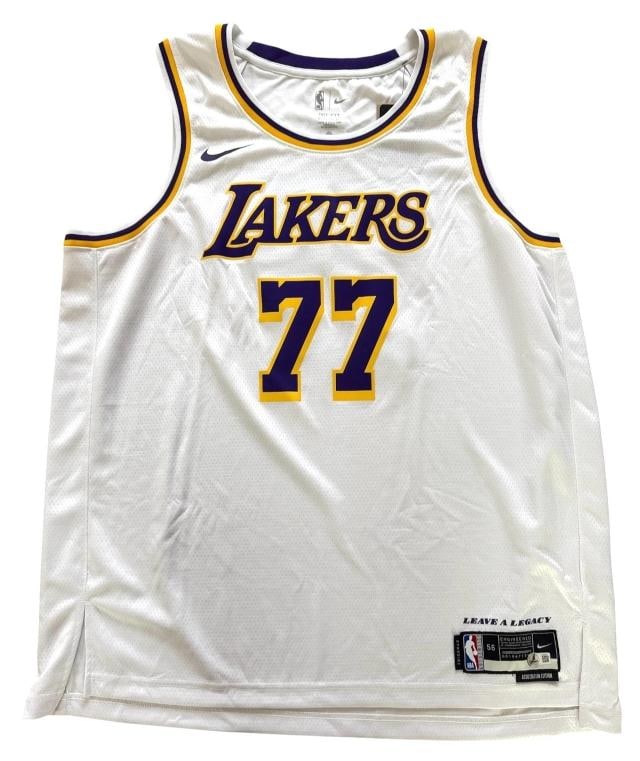Luka Doncic Los Angeles Signed Jersey Swingman Association 56 NWT Beckett BAS - 3