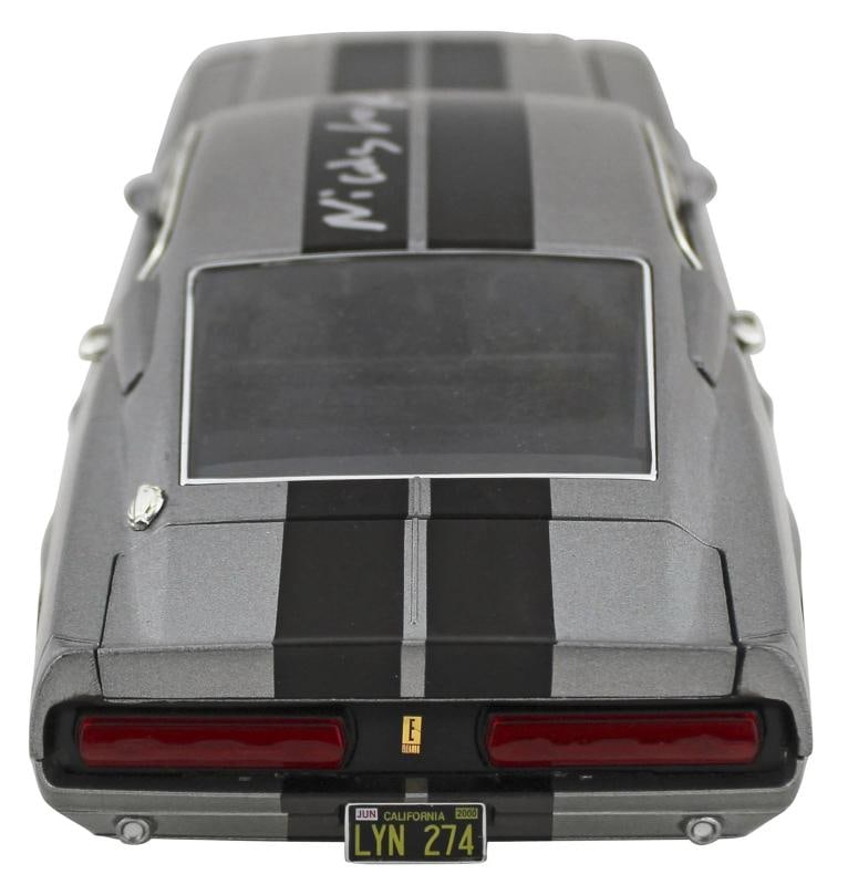 Nicholas Cage Gone in 60 Seconds Signed 1967 Mustang Eleanor Die Cast Car BAS - 5