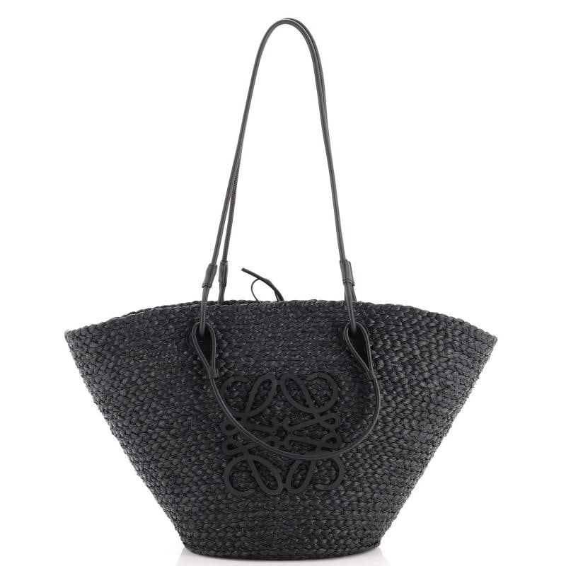 Loewe Anagram Basket Tote Woven Raffia Medium (1 of 5)