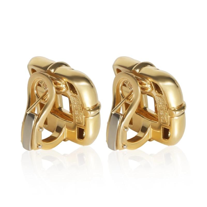 Tiffany & Co. Yellow Gold Square Window Biscayne Earrings - 3