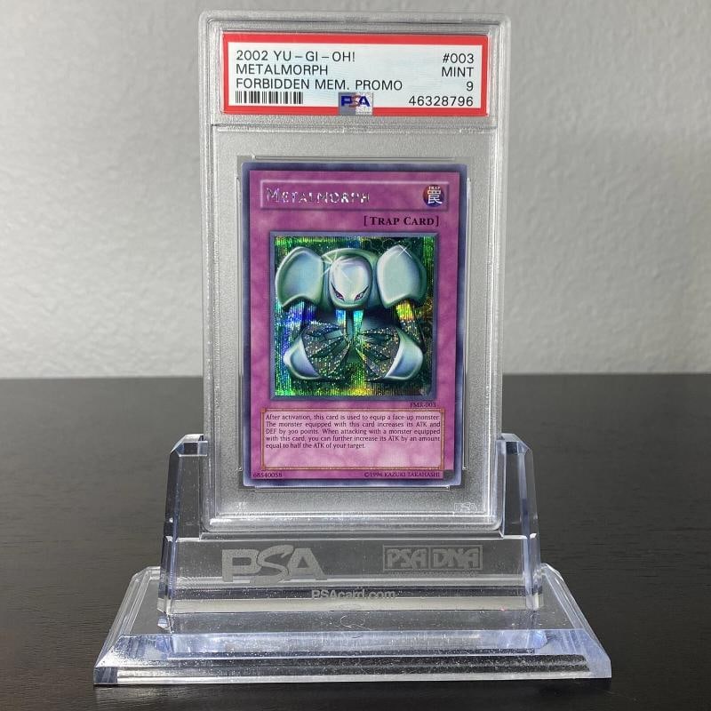Metalmorph FMR-003 PSA 9 Mint Condition Rare Yugioh Yu-Gi-Oh POP 19! 2002! (1 of 2)