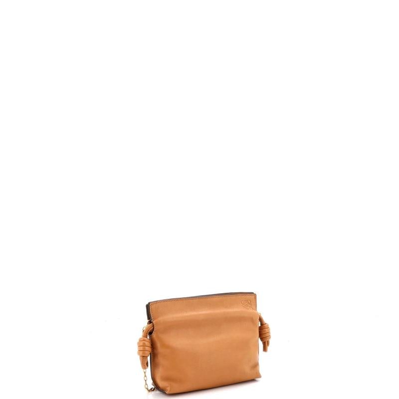 Loewe Flamenco Knot Chain Clutch Leather Nano - 2
