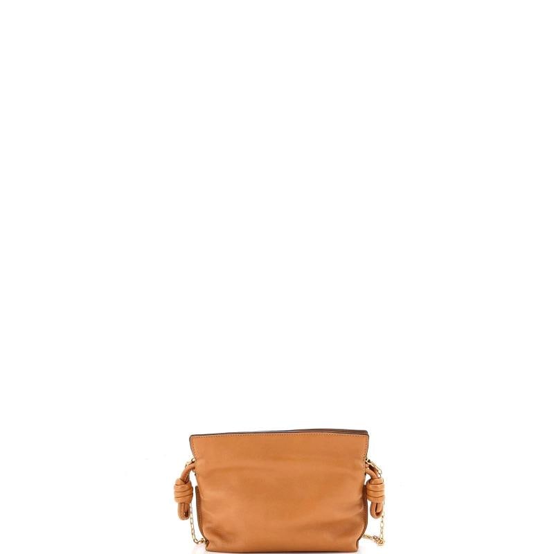 Loewe Flamenco Knot Chain Clutch Leather Nano - 3