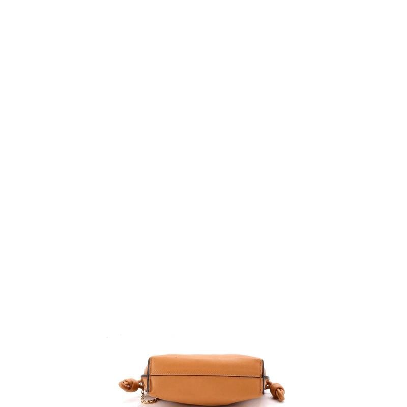 Loewe Flamenco Knot Chain Clutch Leather Nano - 4