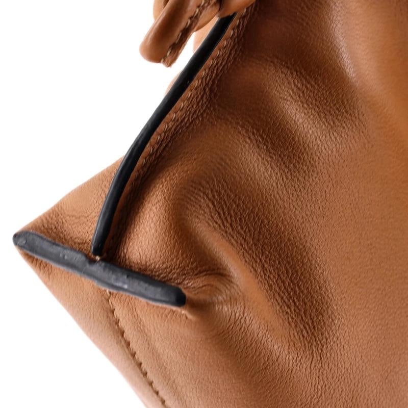 Loewe Flamenco Knot Chain Clutch Leather Nano - 6