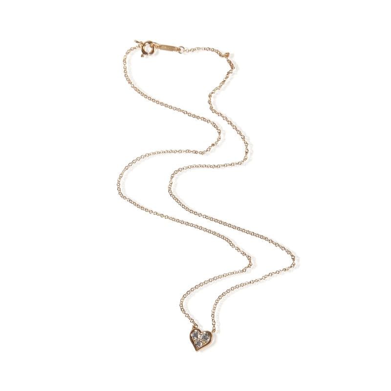 Tiffany & Co. Rose Gold Diamond Heart Pendant - 3