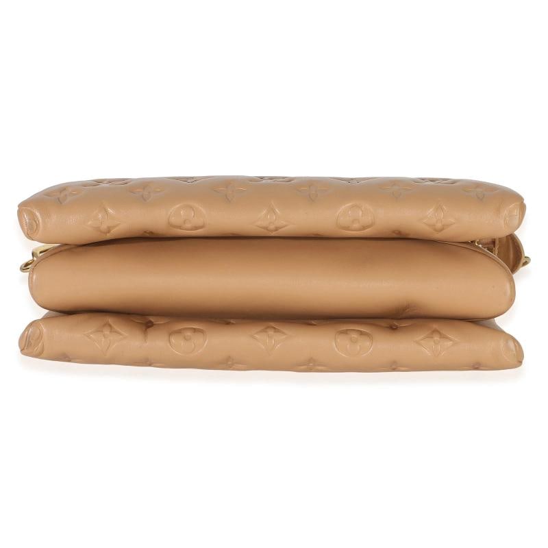 Louis Vuitton Camel Monogram Embossed Lambskin Coussin PM - 9
