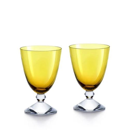 NEW BACCARAT CRYSTAL VEGA AMBER WATER GLASSES PAIR #2812260 BRAND NIB RARE: Condition: New: A brand-new, unused, unopened, undamaged item in its original packaging (where packaging is ... Read moreabout the conditionNew: A brand-new, unused, unopened, undamaged item in its or