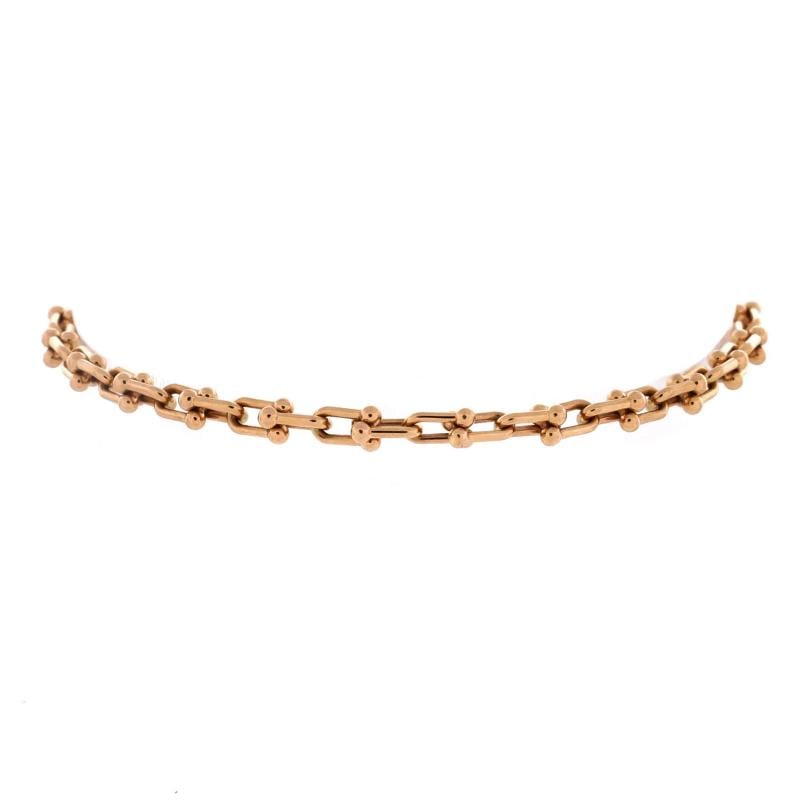Tiffany & Co. HardWear Link Bracelet 18K Rose Gold Micro: Condition: Pre-owned - Good,Brand: Tiffany & Co.,Main Stone: Unknown,Metal: 18K Rose Gold,Metal Purity: 18K,Style: Bracelet,Type: Bracelet,Color: Rose Gold,Material: 18K Rose Gold Condition: Excellent