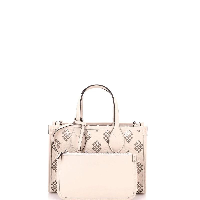 Gucci Convertible Tote GG Debossed Laser Cut Leather Small - 2