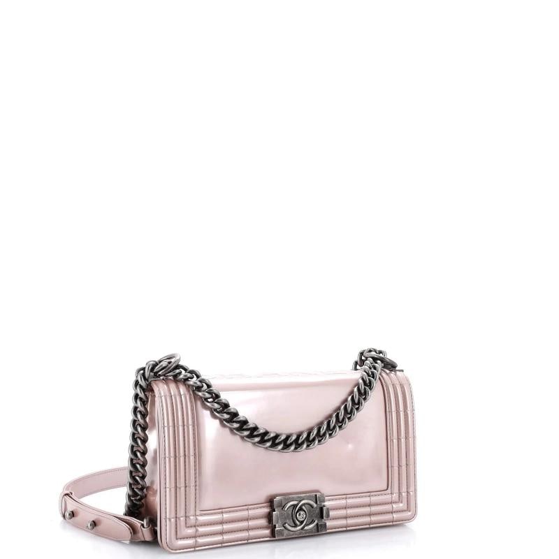 Chanel Reverso Boy Flap Bag Glazed Calfskin Old Medium - 2