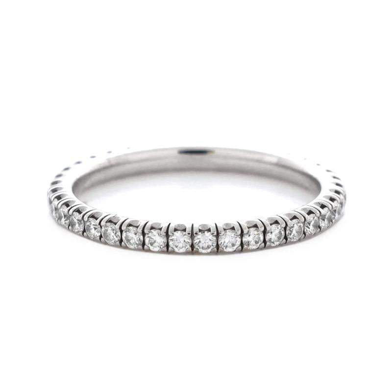 Cartier Etincelle de Cartier Eternity Wedding Band Ring 18K White Gold - 3
