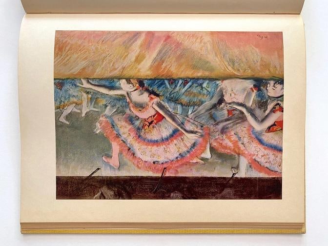 EDGAR DEGAS RARE 1951 1ST EDTN LITHOGRAPH PRINT HARDCOVER IMPRESSIONIST ART BOOK - 11