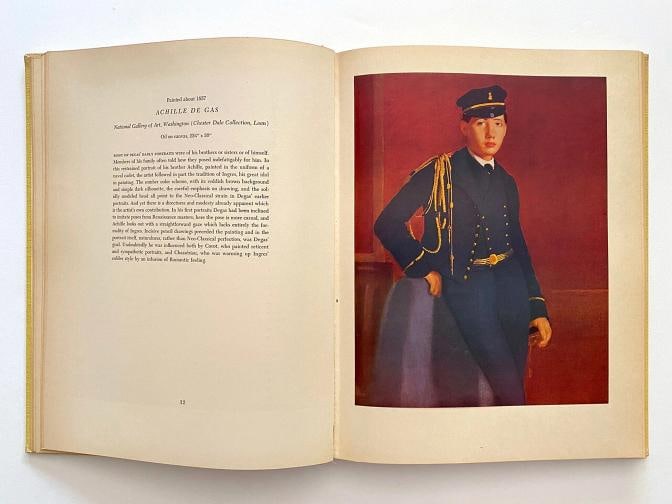 EDGAR DEGAS RARE 1951 1ST EDTN LITHOGRAPH PRINT HARDCOVER IMPRESSIONIST ART BOOK - 4