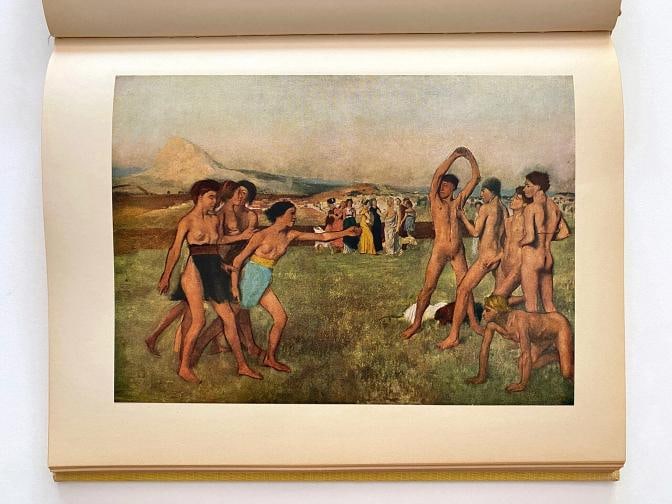 EDGAR DEGAS RARE 1951 1ST EDTN LITHOGRAPH PRINT HARDCOVER IMPRESSIONIST ART BOOK - 5