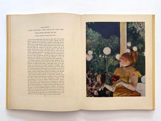 EDGAR DEGAS RARE 1951 1ST EDTN LITHOGRAPH PRINT HARDCOVER IMPRESSIONIST ART BOOK - 8