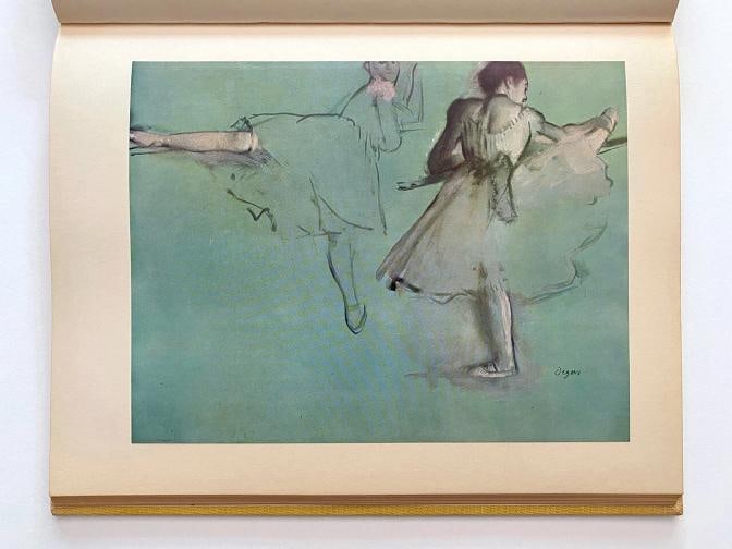 EDGAR DEGAS RARE 1951 1ST EDTN LITHOGRAPH PRINT HARDCOVER IMPRESSIONIST ART BOOK - 9
