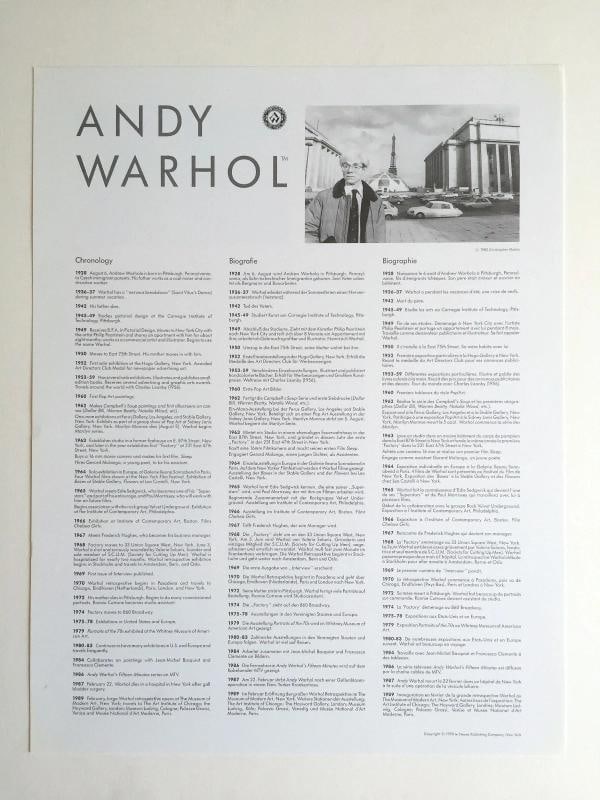 ANDY WARHOL ESTATE RARE 1990 LITHOGRAPH PRINTS~ SET OF 6 - 10