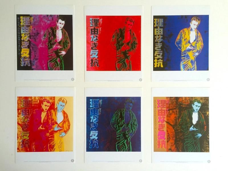 ANDY WARHOL ESTATE RARE 1990 LITHOGRAPH PRINTS~ SET OF 6 (1 of 12)