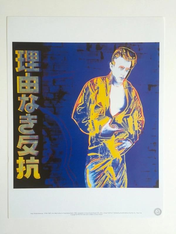 ANDY WARHOL ESTATE RARE 1990 LITHOGRAPH PRINTS~ SET OF 6 - 6