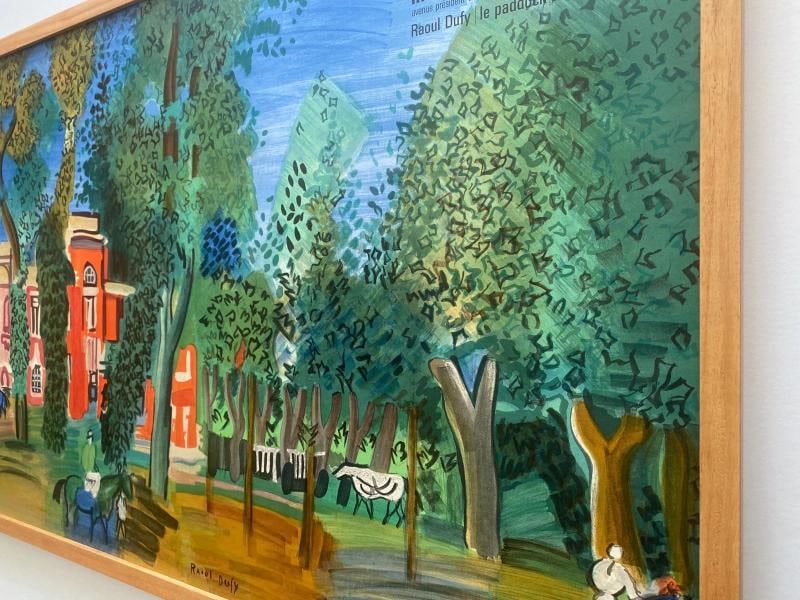 RAOUL DUFY RARE 1964 MOURLOT LITHOGRAPH PRINT FRAMED 1930~(40 3/4" W X 25 5/8" H X 1 1/4" D) - 10