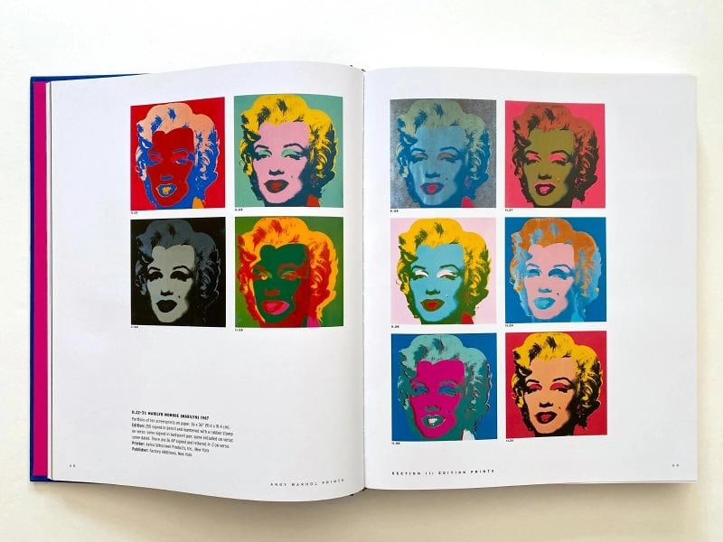 "ANDY WARHOL CATALOGUE RAISONNE" RARE 4TH REV ED LANDMARK VOLUME HC POP ART BOOK - 3