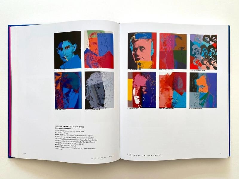 "ANDY WARHOL CATALOGUE RAISONNE" RARE 4TH REV ED LANDMARK VOLUME HC POP ART BOOK - 7