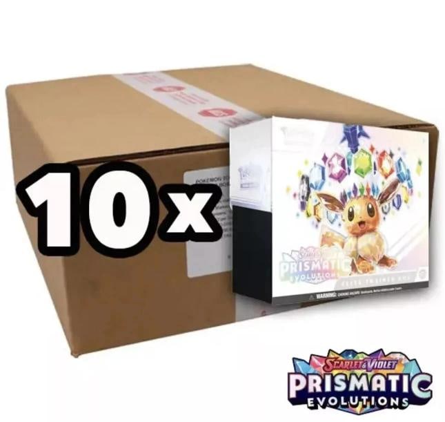 PRISMATIC EVOLUTIONS ETB Elite Trainer Box CASE OF 10 ETBs Sealed PokÃƒÂ©mon (1 of 1)