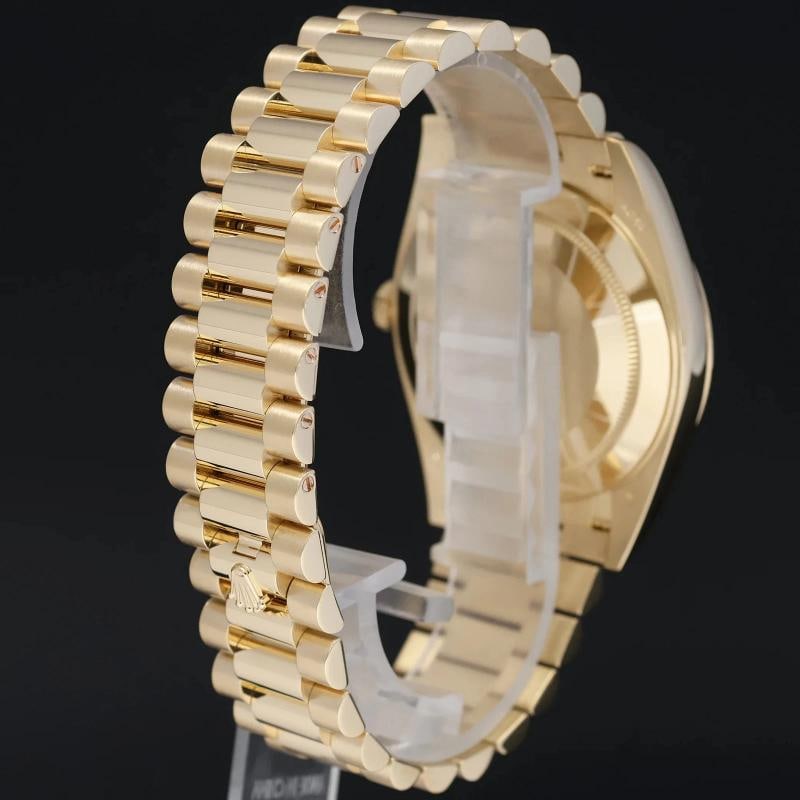 2023 MINT Rolex 228238 Day-Date 40 President Silver Roman Gold Watch Box - 6