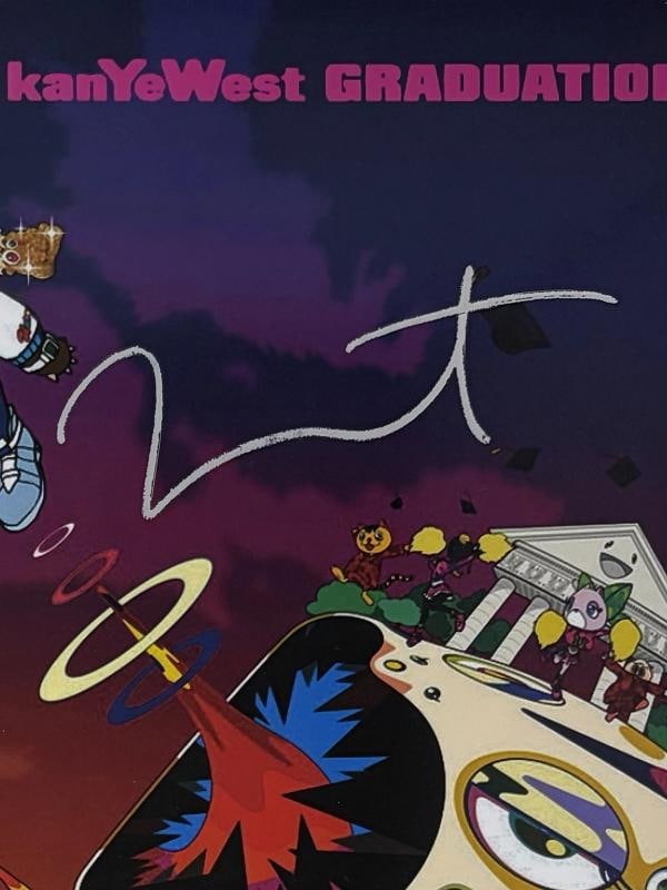 Kanye West Signed Graduation Vinyl Record Album LP Ye Yeezy (JSA) - 6