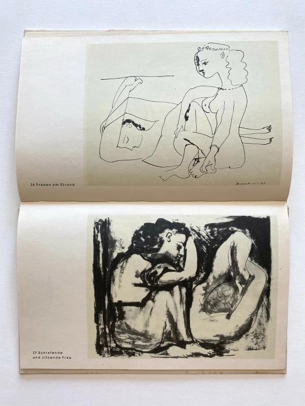 PABLO PICASSO RARE VTG 1954 1ST EDITION MODERNIST FINE ART LITHOGRAPH PRINT BOOK - 10