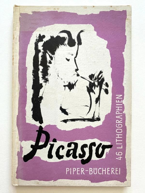 PABLO PICASSO RARE VTG 1954 1ST EDITION MODERNIST FINE ART LITHOGRAPH PRINT BOOK (1 of 12)