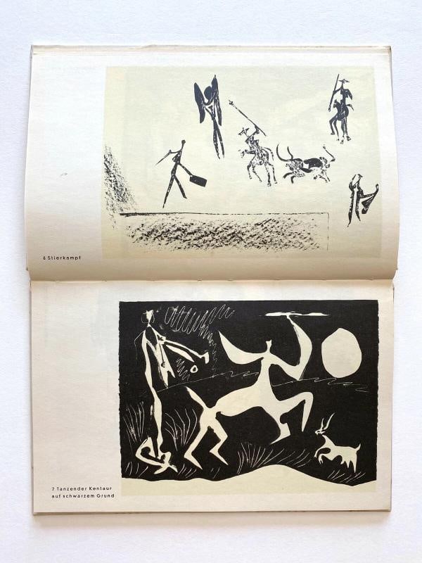 PABLO PICASSO RARE VTG 1954 1ST EDITION MODERNIST FINE ART LITHOGRAPH PRINT BOOK - 3