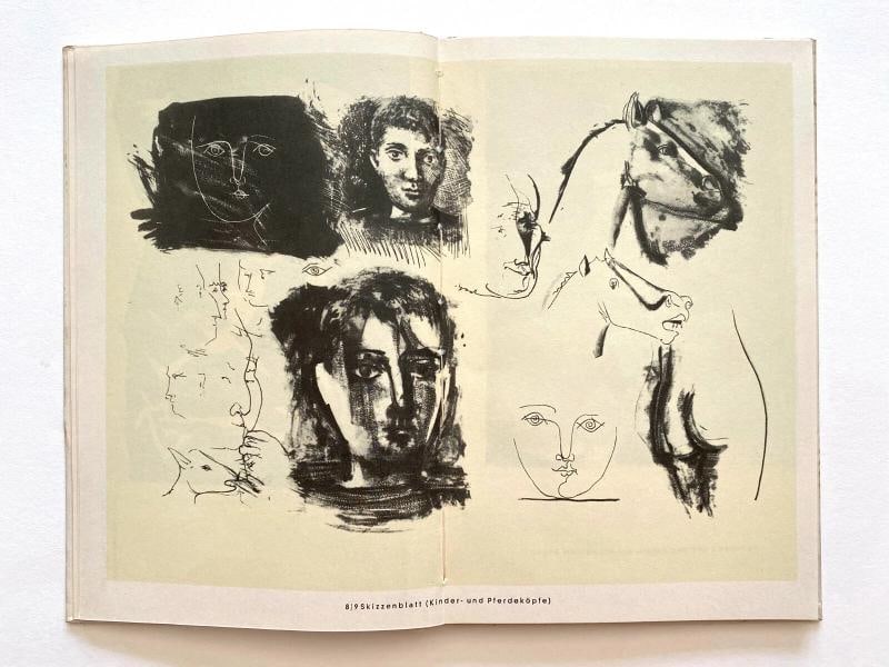 PABLO PICASSO RARE VTG 1954 1ST EDITION MODERNIST FINE ART LITHOGRAPH PRINT BOOK - 4