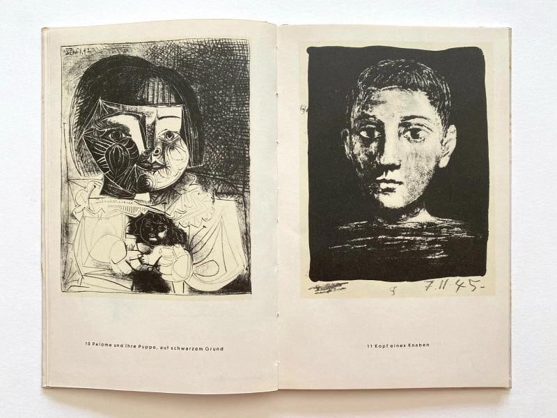 PABLO PICASSO RARE VTG 1954 1ST EDITION MODERNIST FINE ART LITHOGRAPH PRINT BOOK - 5