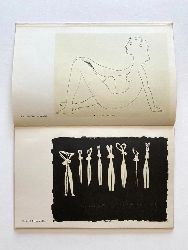 PABLO PICASSO RARE VTG 1954 1ST EDITION MODERNIST FINE ART LITHOGRAPH PRINT BOOK - 7