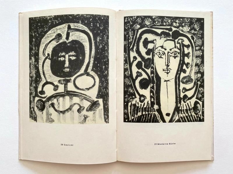 PABLO PICASSO RARE VTG 1954 1ST EDITION MODERNIST FINE ART LITHOGRAPH PRINT BOOK - 8