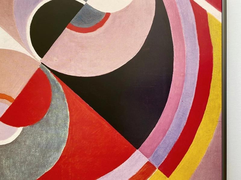 SONIA DELAUNAY RARE 1990 LITHOGRAPH PRINT FRAMED XL POSTER 1939 - 10
