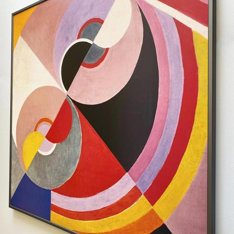 SONIA DELAUNAY RARE 1990 LITHOGRAPH PRINT FRAMED XL POSTER 1939 - 11