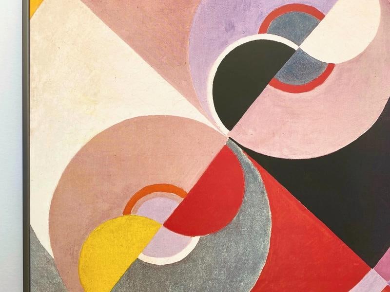 SONIA DELAUNAY RARE 1990 LITHOGRAPH PRINT FRAMED XL POSTER 1939 - 5