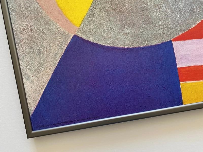 SONIA DELAUNAY RARE 1990 LITHOGRAPH PRINT FRAMED XL POSTER 1939 - 7