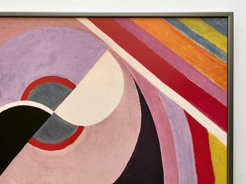 SONIA DELAUNAY RARE 1990 LITHOGRAPH PRINT FRAMED XL POSTER 1939 - 8