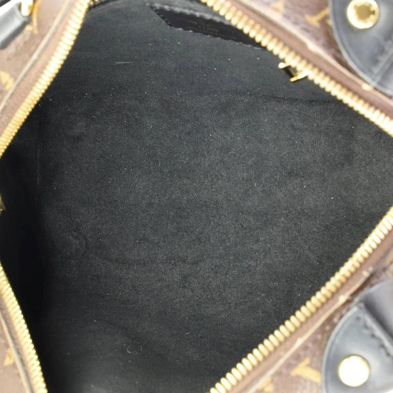 Louis Vuitton Petite Malle Souple Handbag Monogram Canvas with Leather - 5