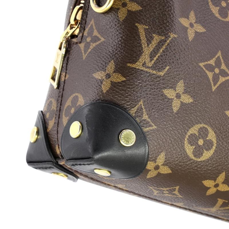 Louis Vuitton Petite Malle Souple Handbag Monogram Canvas with Leather - 7