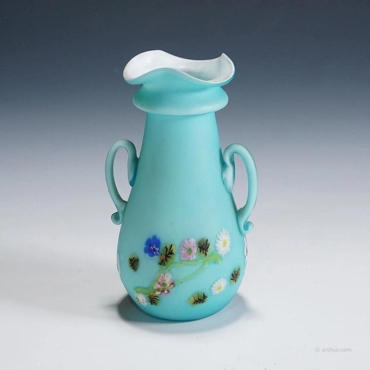 Rare Floreali Vase, Fratelli Toso Murano ca. 1920s (1 of 8)