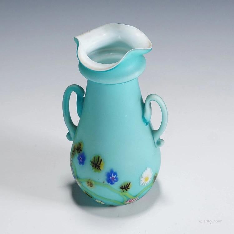 Rare Floreali Vase, Fratelli Toso Murano ca. 1920s - 4