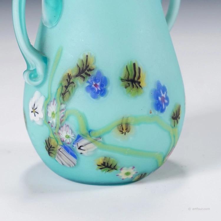 Rare Floreali Vase, Fratelli Toso Murano ca. 1920s - 5