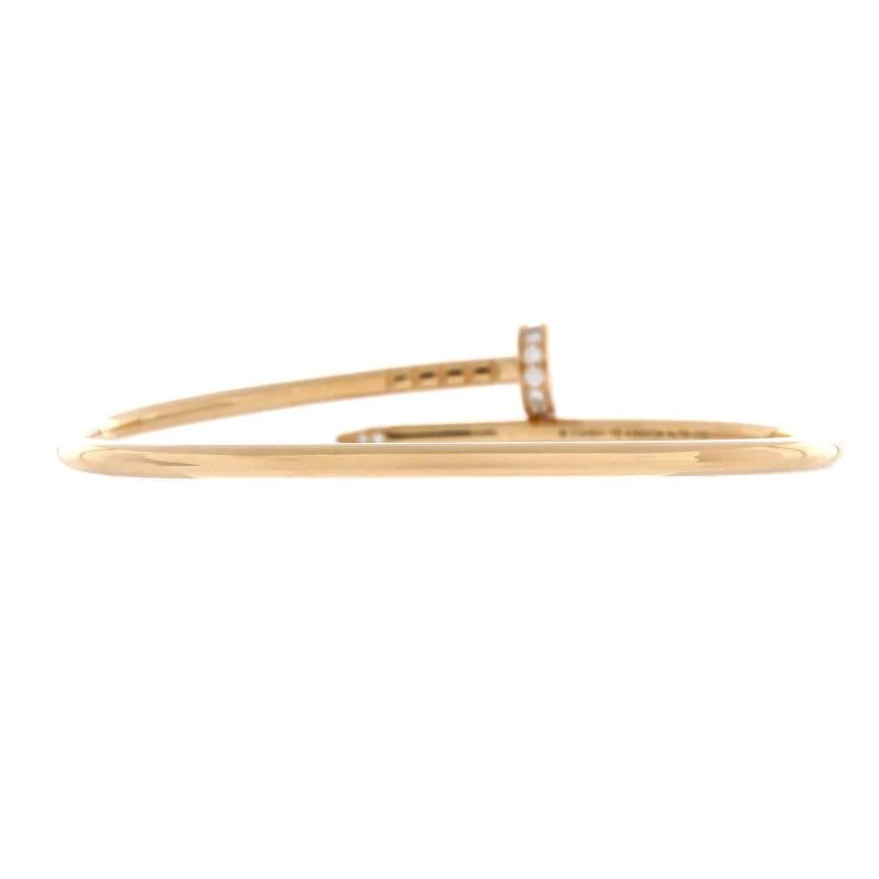 Cartier Juste un Clou Bracelet 18K Yellow Gold with Diamonds Small - 3