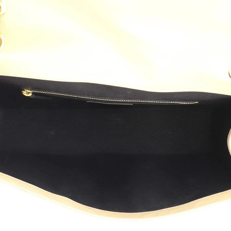 Saint Laurent Classic Monogram Envelope Satchel Matelasse Chevron Leather Large - 5