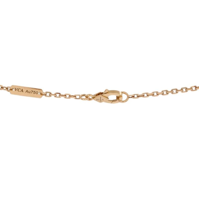 Van Cleef & Arpels Two Butterfly Pendant Necklace 18K Yellow Gold with Yellow - 4